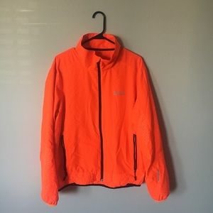Like New Polo Sport Neon Orange Windbreaker Size L